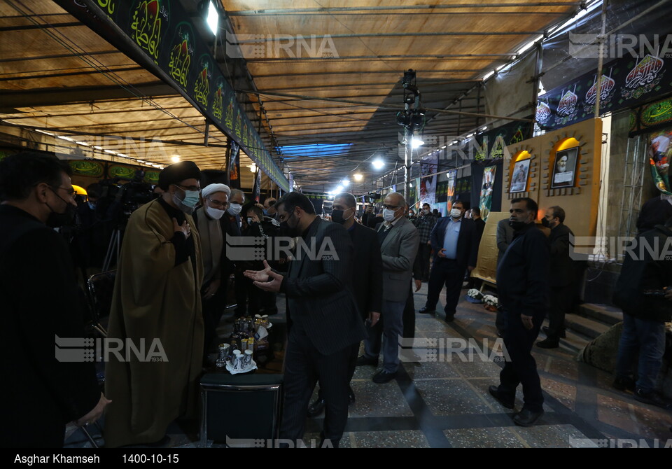 سوگواره ایام فاطمیه با حضور وزیر فرهنگ و ارشاد اسلامی