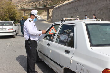 اعمال محدودیت در ورودو خروج از شهر ایلام