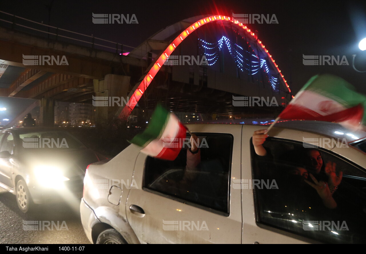 شادی مردم ارومیه پس از صعود ایران به جام جهانی قطر