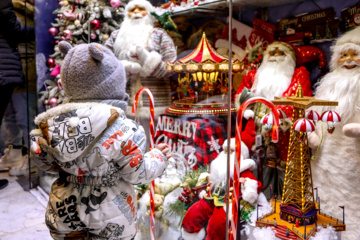 Ambiente navideño en Teherán