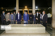 Tajikistan interior minister visits Tomb of Hafez