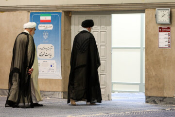 Supreme Leader Casts His Vote in Iran's 14th Presidential Election