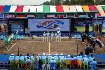 Iran : tournoi de championnat du monde du Kabaddi sur la plage