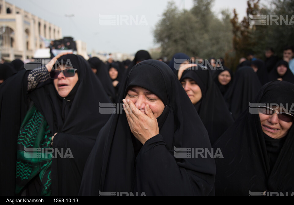 راهپیمایی مردم تهران در پی شهادت سردار سپهبد قاسم سلیمانی