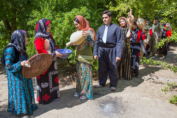 جشن چله تابستان در روستای زردوئی