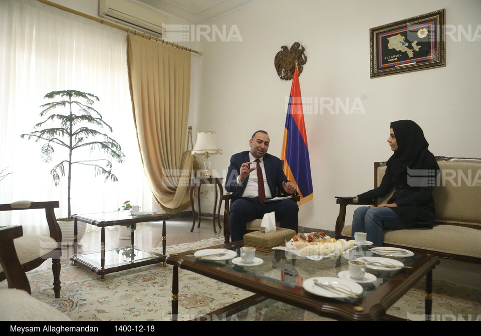 مصاحبه اختصاصی ایرنا با وابسته اقتصادی جمهوری ارمنستان در ایران