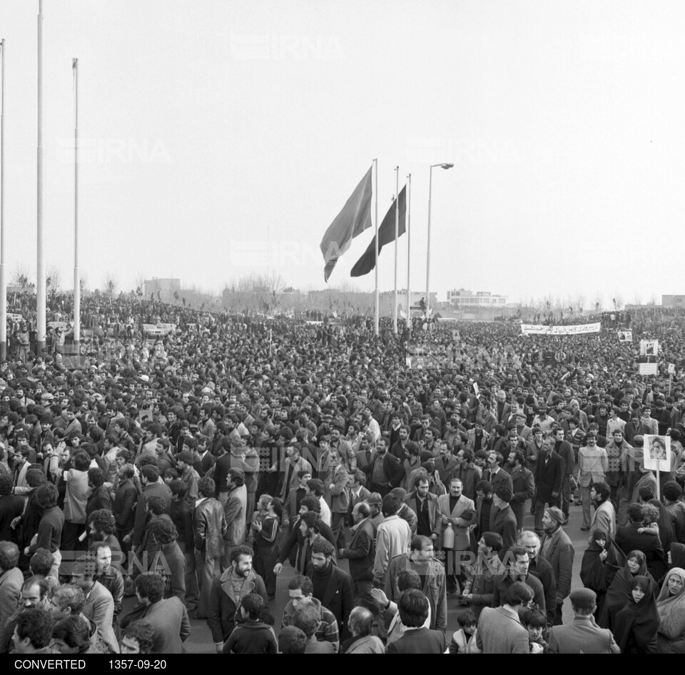 راهپیمایی مردم تهران در روز عاشورا سال 1357