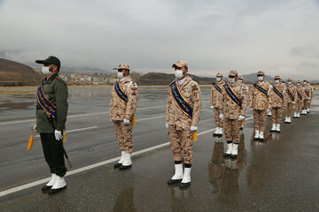 بازگشت پیکر مطهر چهار شهید گمنام