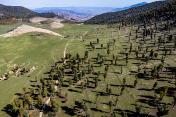 Iran: plaine de Markouh dans la province du Golestan au nord