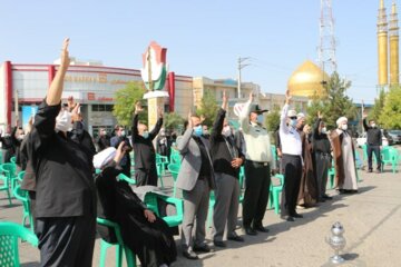 عزاداری مردم میاندوآب‌ در سوگ سقای کربلا