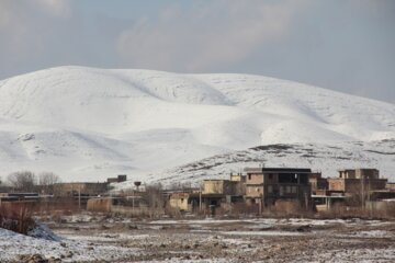 بارش برف در شهرستان باروق