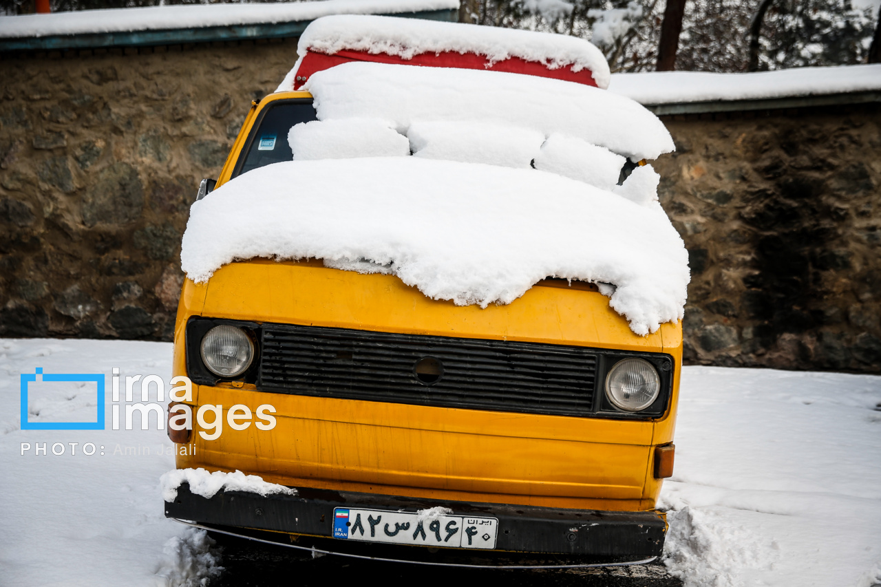 بارش برف در تهران