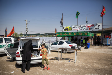 تردد زائران در مرز خسروی