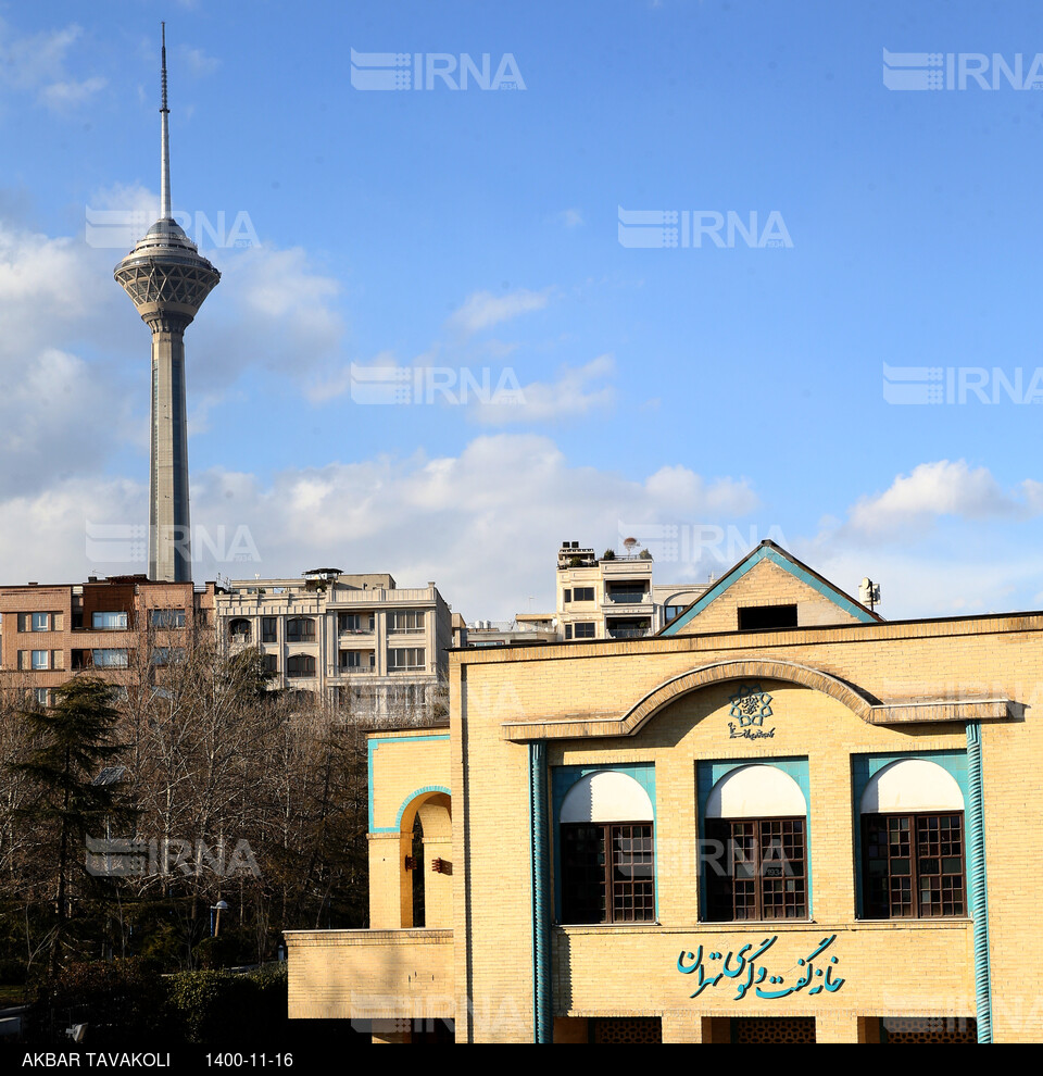 برج میلاد در هوای پاک تهران