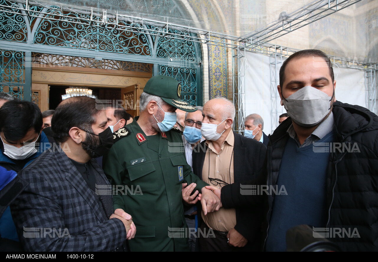 مراسم دومین سالگرد شهادت سردار سلیمانی در مسجد جامع بازار تهران