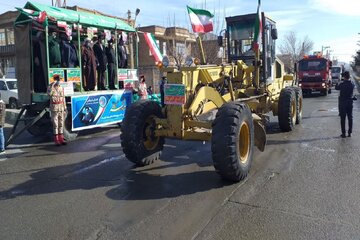 راهپیمایی خودرویی ۲۲ بهمن در اشنویه