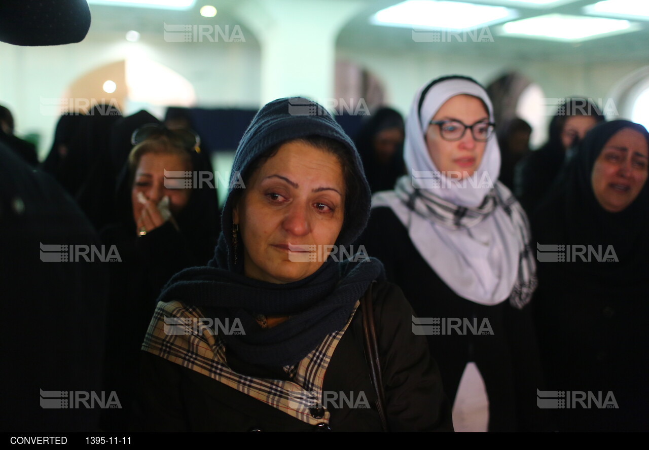 مراسم وداع و تشییع شهدای آتش نشان حادثه پلاسکو