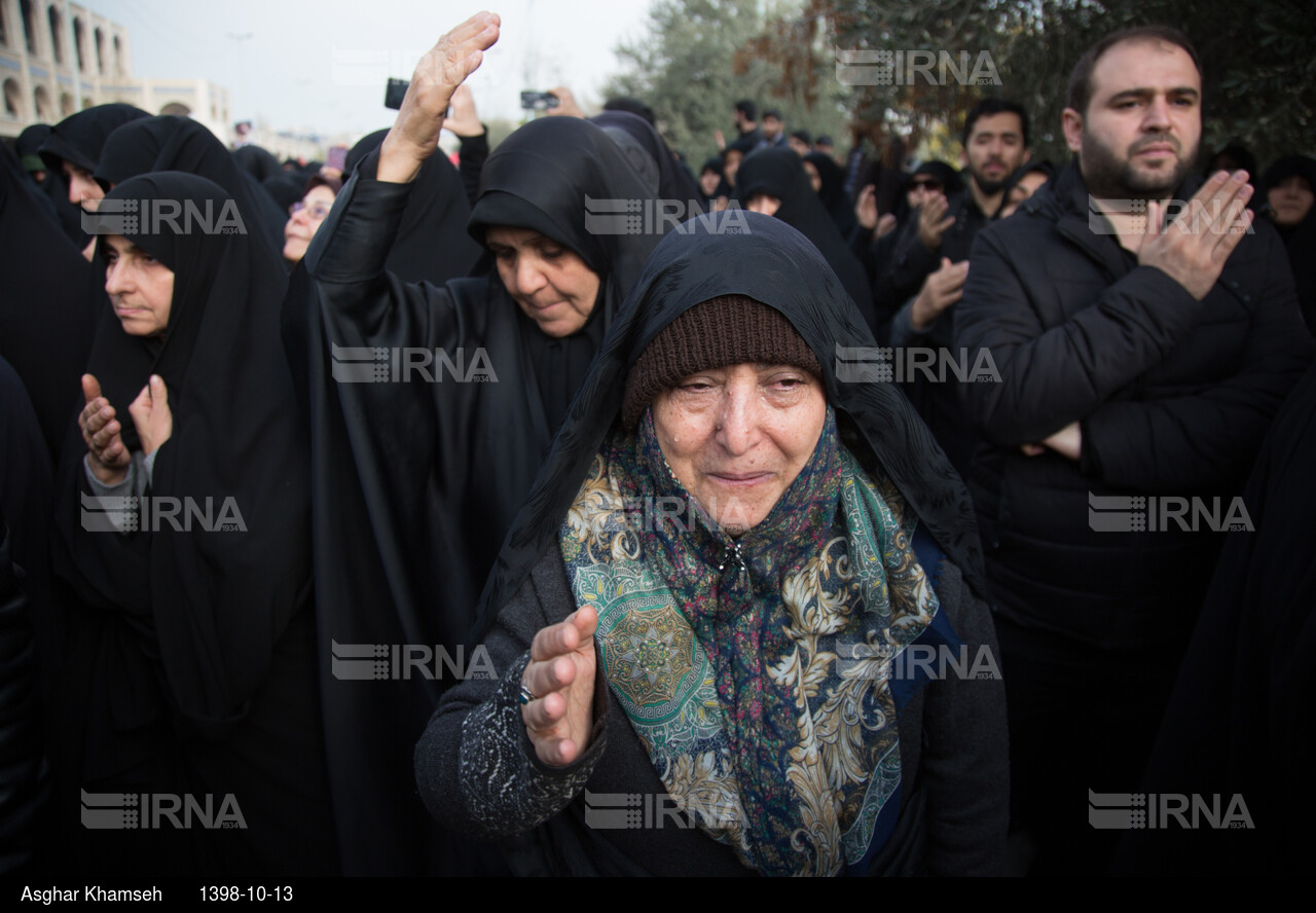 راهپیمایی مردم تهران در پی شهادت سردار سپهبد قاسم سلیمانی