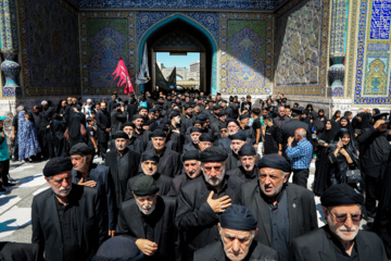 Mashhad, de luto por el aniversario del fallecimiento del Profeta del Islam