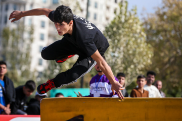 Campeonato Nacional de Parkour en Tabriz