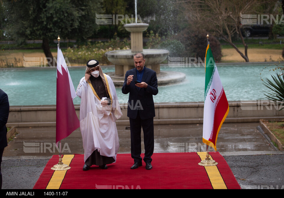 دیدار وزیران امورخارجه قطر و ایران