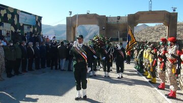 تششع پیکر یک شهید گمنام دفاع مقدس در شهرستان گیلانغرب