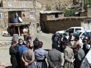 بازدید نماینده مجلس و فرماندار سقز از روستاها