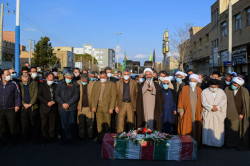 تشییع پیکر سردار «مهدوی نژاد» در سمنان