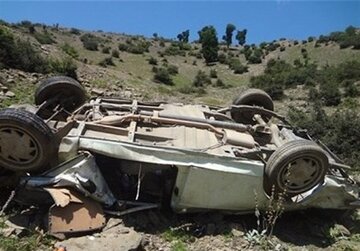 واژگونی خودرو موجب مرگ ۲ نفر در کمربندی شیراز شد