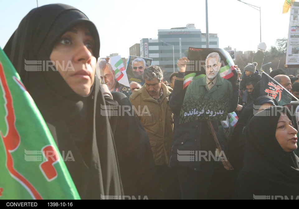 وداع با سربازان وطن - تشییع پیکر سردار سلیمانی