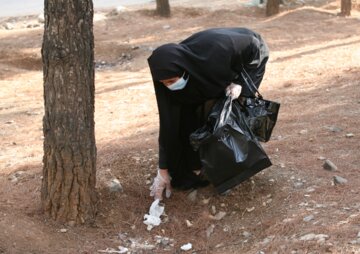 پویش طرح جمع‌آوری زباله‌ توسط خبرنگاران لرستان