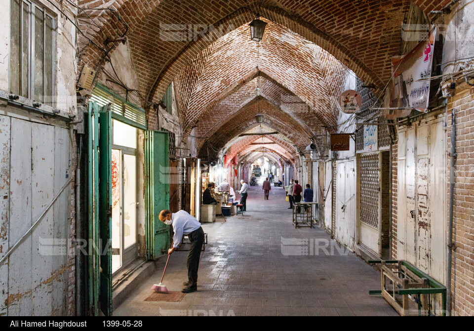 دیدنیهای ایران - بازار تبریز به وقت صبح