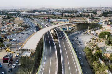 افتتاح پل شهید همدانی در شهر همدان