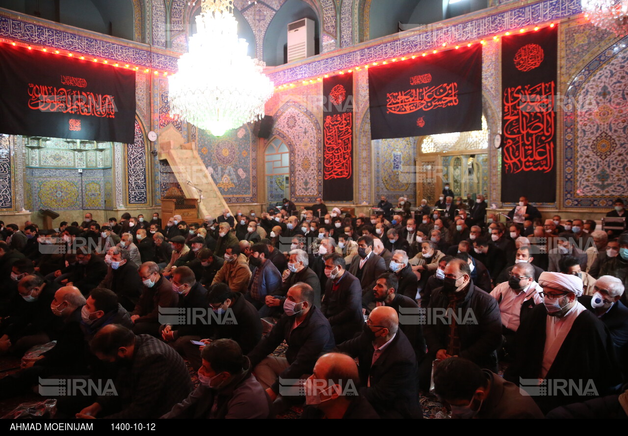 مراسم دومین سالگرد شهادت سردار سلیمانی در مسجد جامع بازار تهران