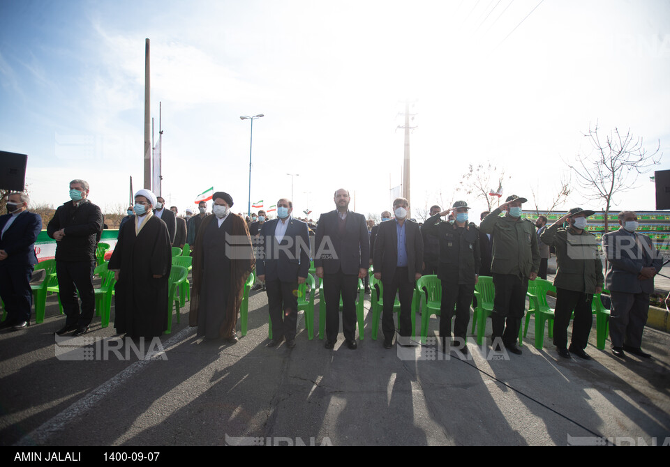 رونمایی از یادمان شهید فخری زاده