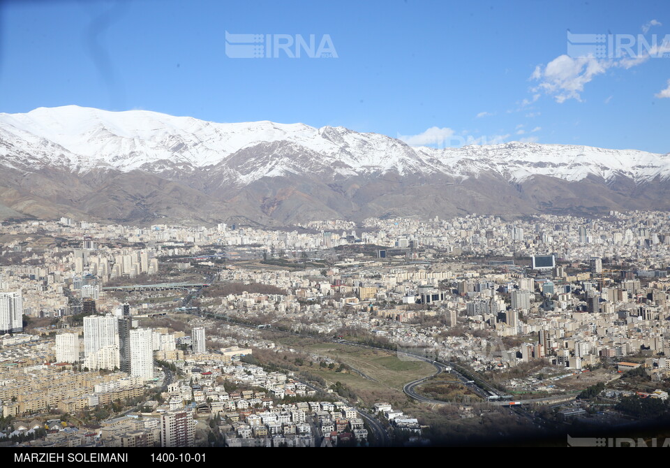 هوای تهران در اولین روز فصل زمستان