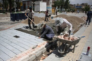 بازسازی خیابان امام سمنان