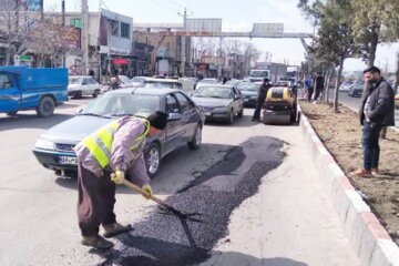 شهر تکانی شهرداری میاندوآب در آستانه سال نو