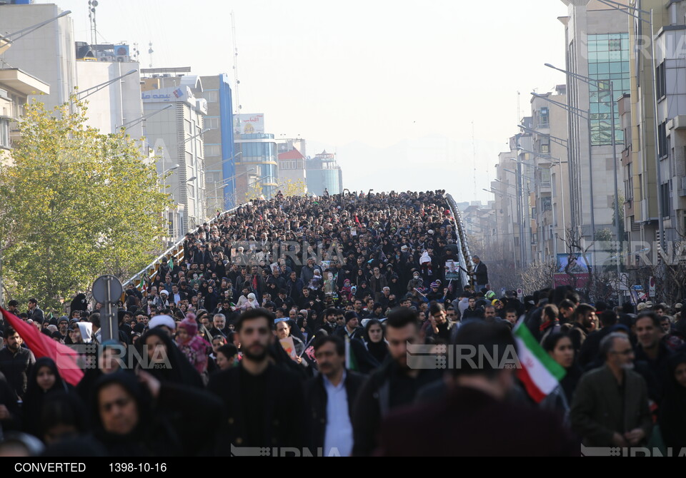 وداع با سربازان وطن - تشییع پیکر سردار سلیمانی