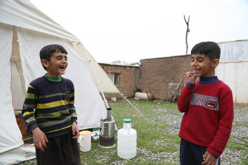 جشنی آباد روستای زلزله زده مریوان