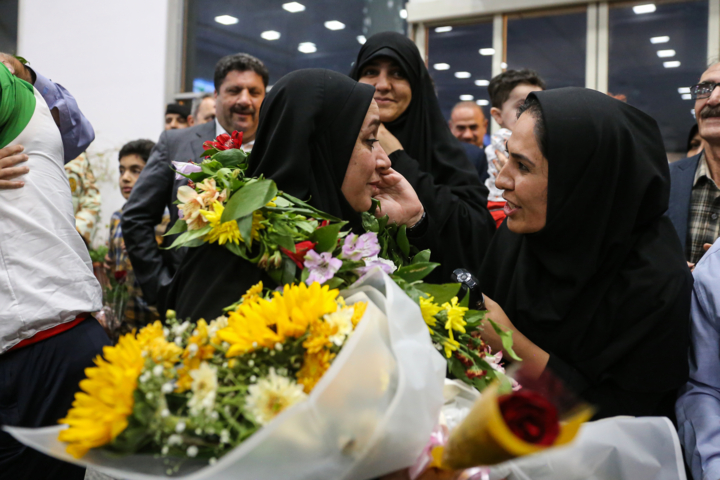 استقبال از مدال‌آوران پارالمپیک پاریس در شیراز