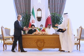 La première journée de la visite officielle du président Raïssi à Doha 