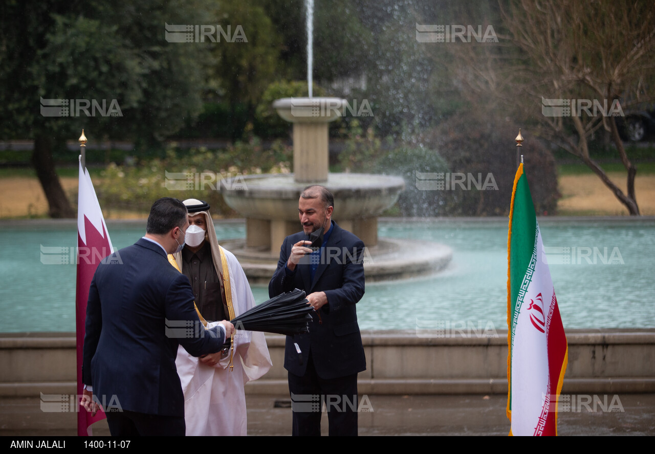 دیدار وزیران امورخارجه قطر و ایران