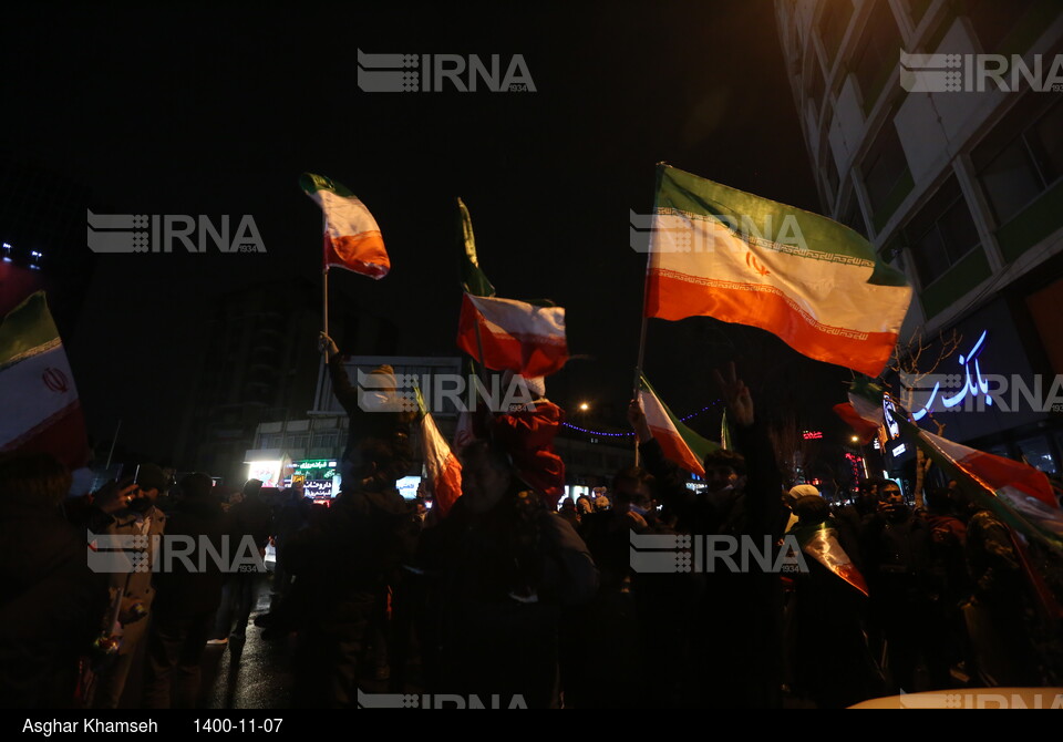 شادی مردم پس از صعود ایران به جام جهانی قطر