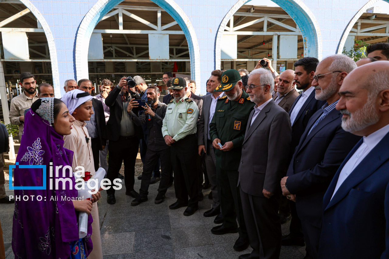 مراسم تکریم «علی اکبر حسینی محراب» و معارفه «سید محمدرضا موالی زاده» استاندار جدید خوزستان