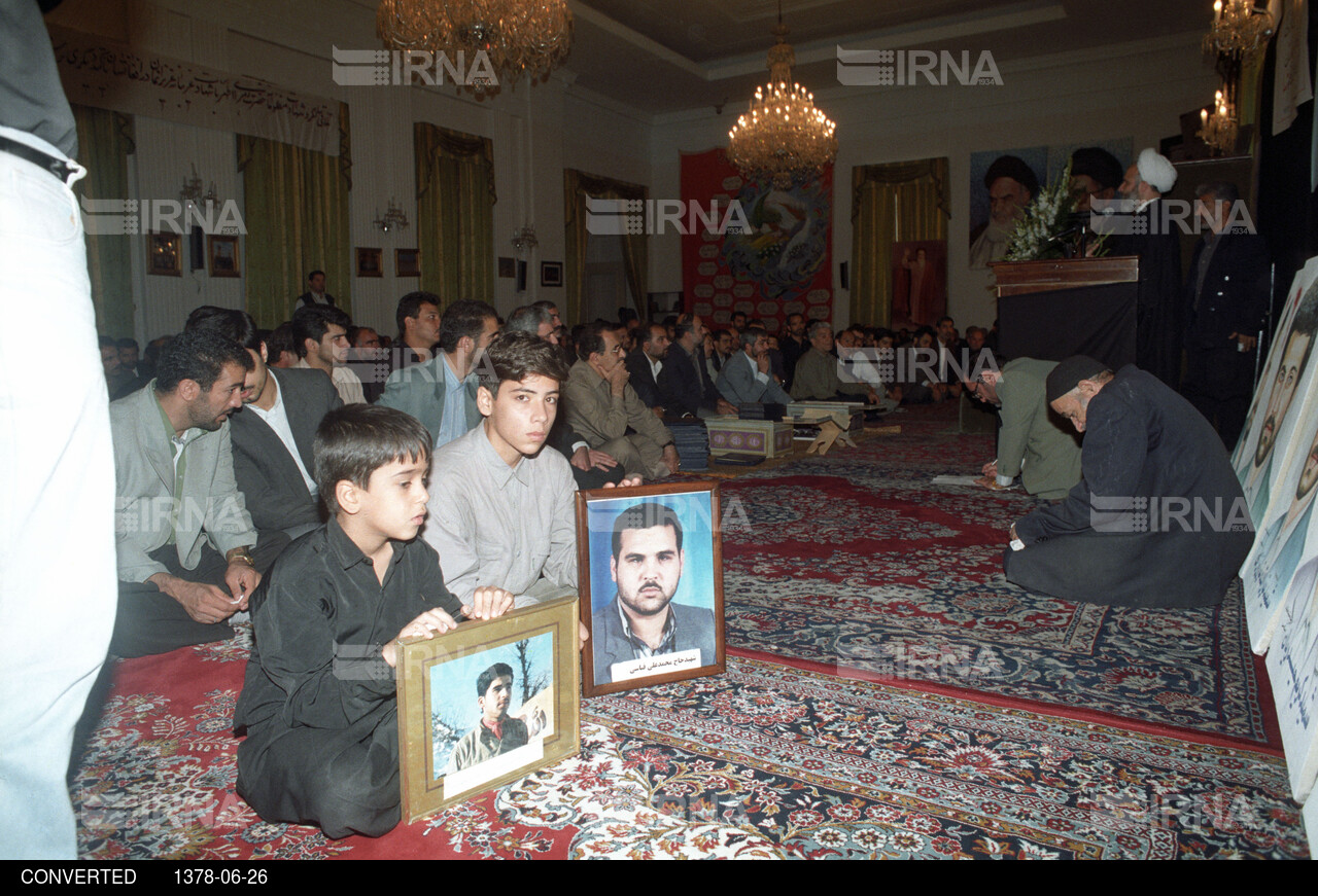 مراسم تشییع شهید محمود صارمی خبرنگار ایرنا و شهدای دیپلمات ایران در مزار شریف