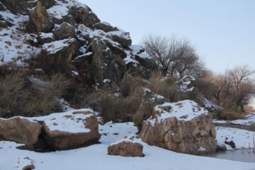 بارش برف در شهرستان باروق