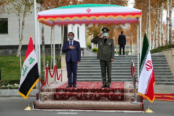 دیدار وزیر دفاع عراق با وزیر دفاع ایران