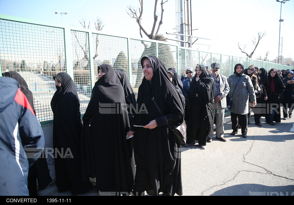 مراسم تشییع و تدفین شهدای آتش نشان حادثه پلاسکو