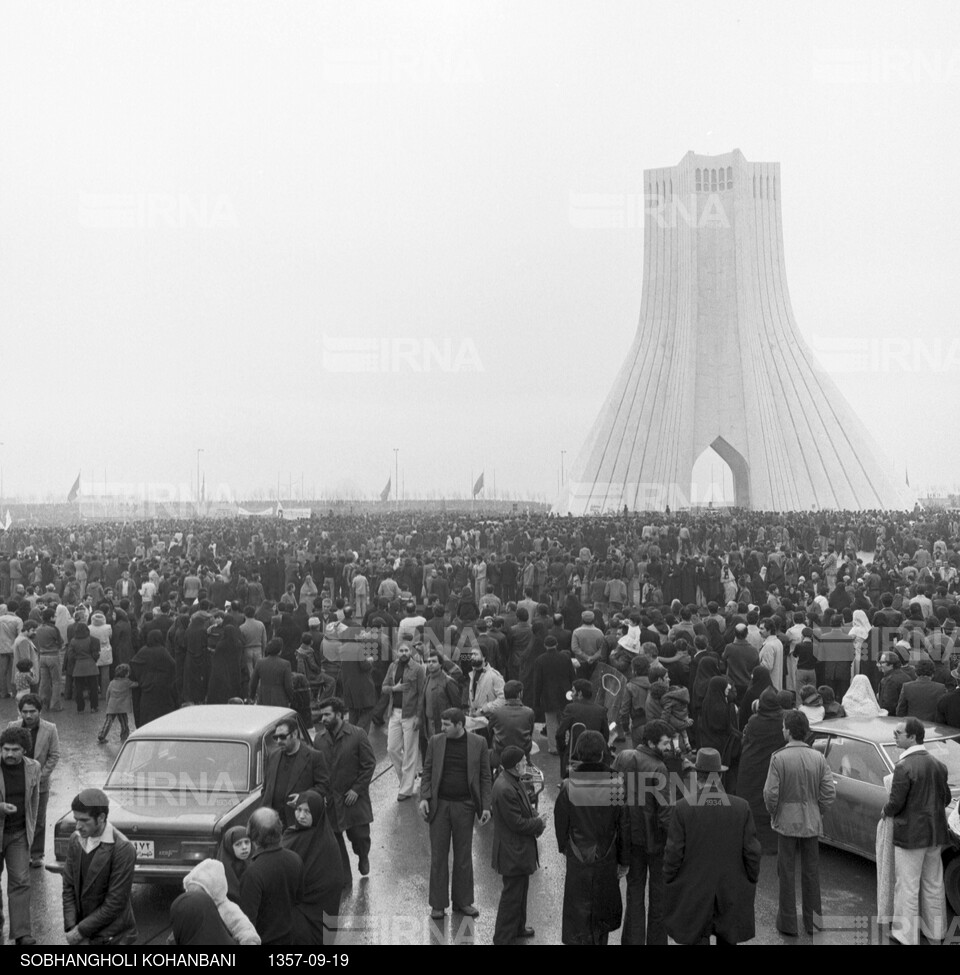 راهپیمایی مردم تهران در روز تاسوعا سال 1357